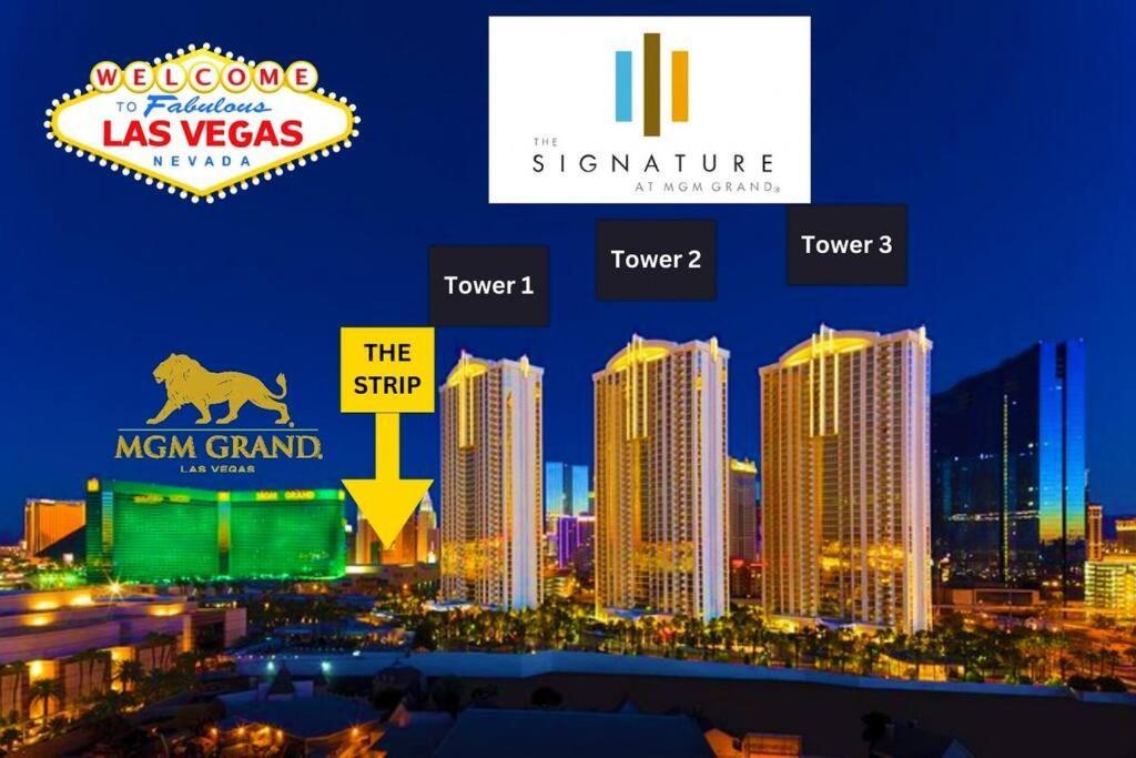 32Nd Flr Penthouse @Mgm Signature 1Bed, No Fee Las Vegas Eksteriør billede