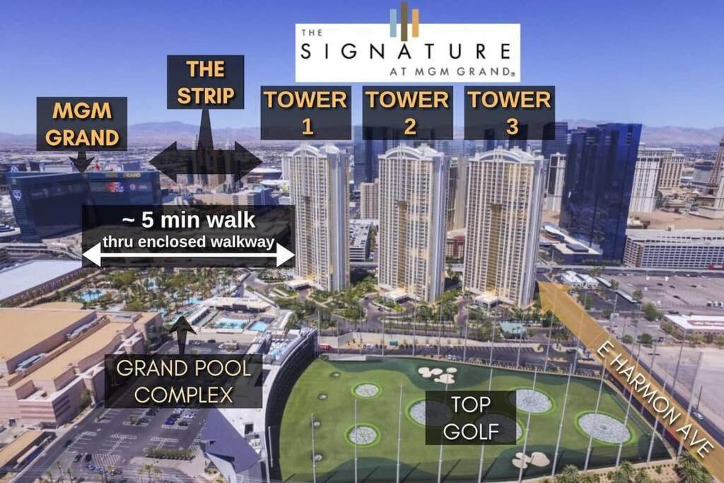 32Nd Flr Penthouse @Mgm Signature 1Bed, No Fee Las Vegas Eksteriør billede